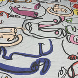 Tissu pongé, soie - Abstrait, Anonimo