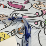 Tissu pongé, soie - Abstrait, Anonimo