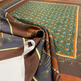 Carré Satin, Soie - Imprimé, Gocciato