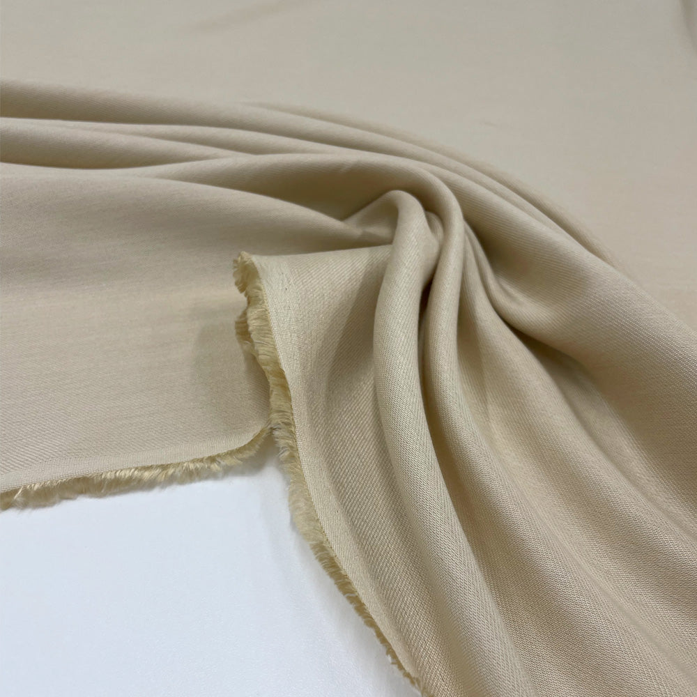 Tissu crêpe, viscose - Sable, Julio
