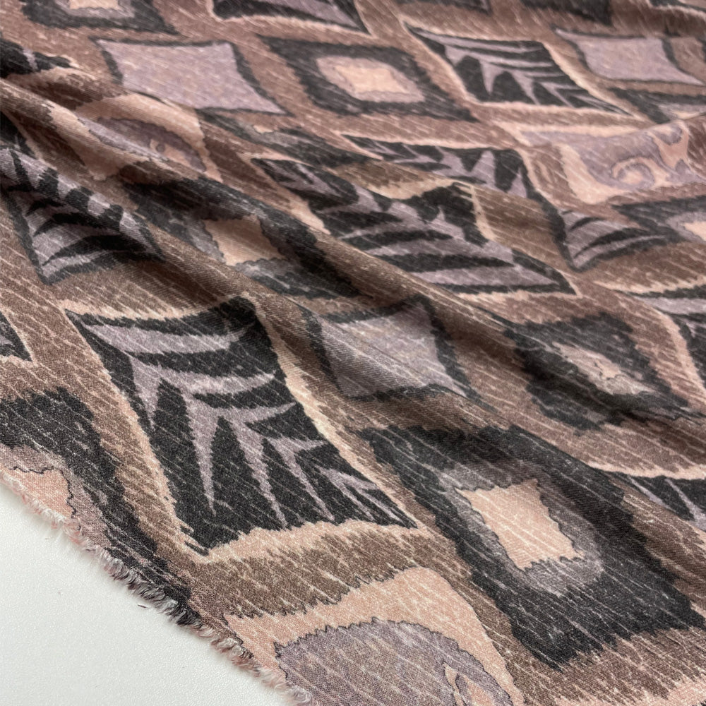 Tissu flanelle, Viscose - Abstrait, Acero