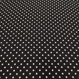 Twill fabric, Polyester - White dots, Daumesnil