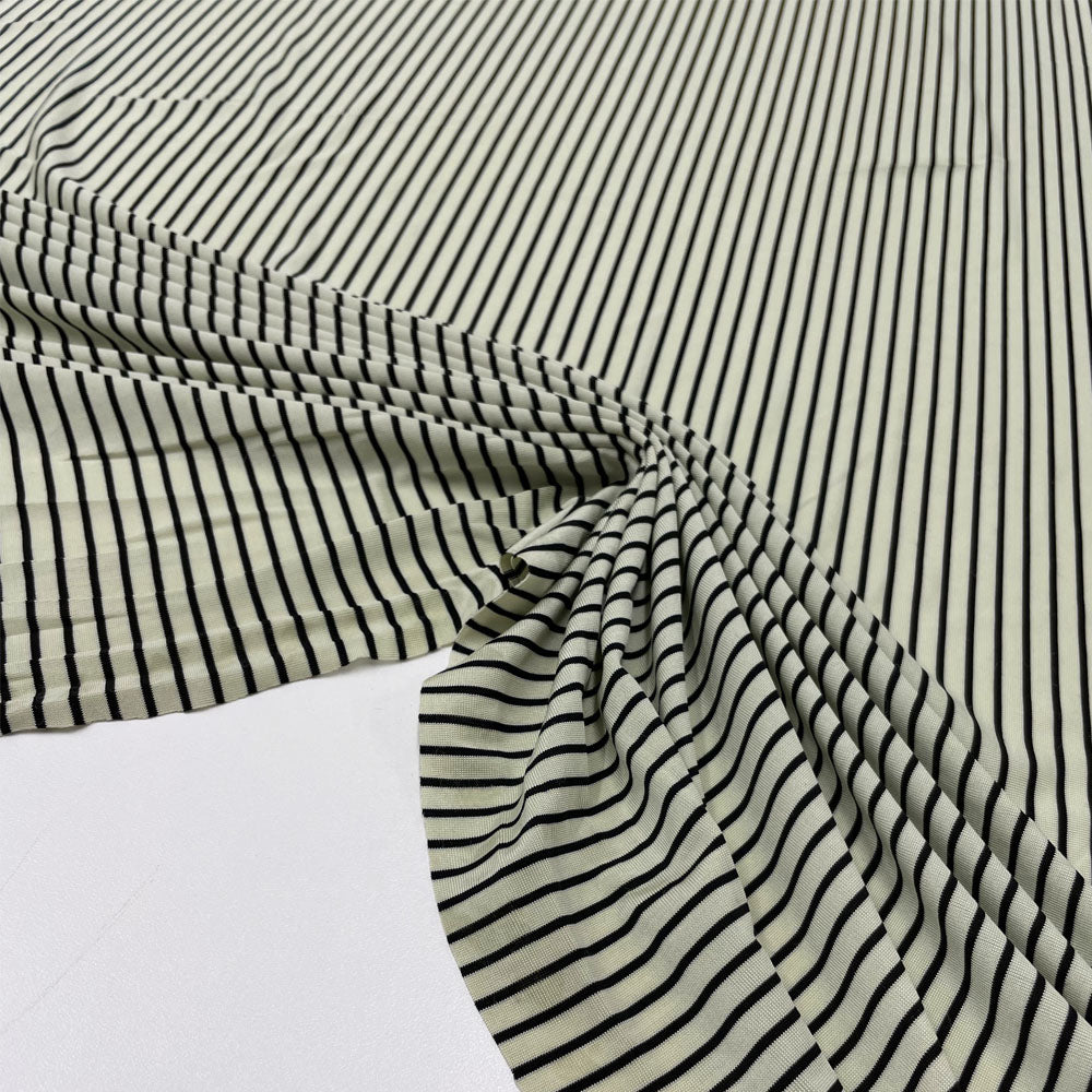 Tissu Maille Jersey - Rayé, Beauregard