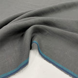 Tissu lin lavé - Gris, Emile