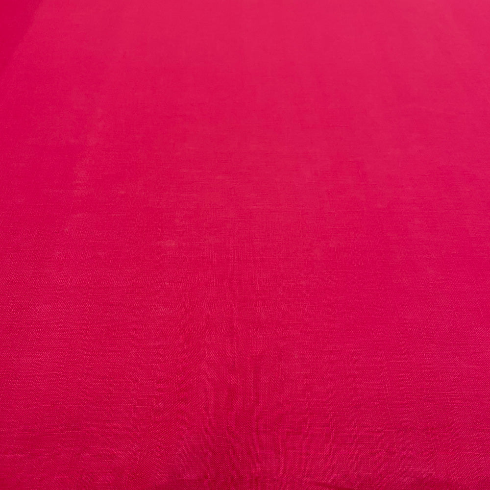 Tissu Toile, Lin - Rose bardot, Lilia