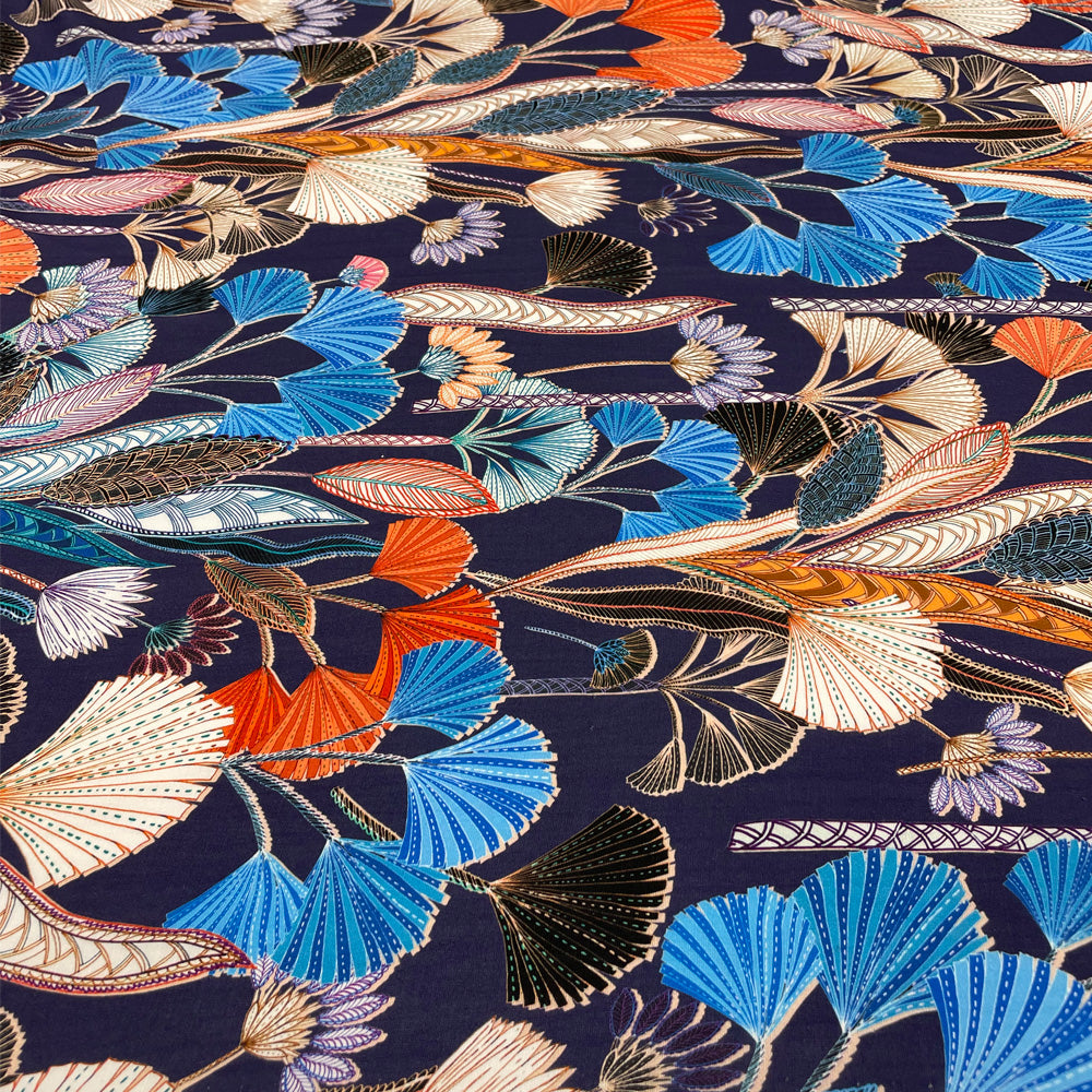 Tissu Lin Lavé Rayonne écolab - Tropical, Egitto