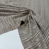 Tissu Plissé, mono-stretch - Métallisé, Milafoil