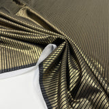 Pleated fabric, iron-on - Gold, Palladium