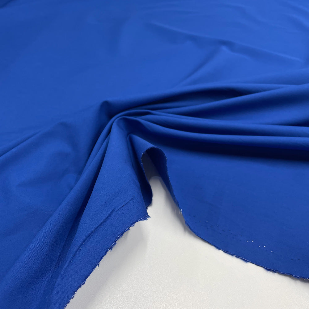 Tissu Popeline, Coton - Bleu, Amelio