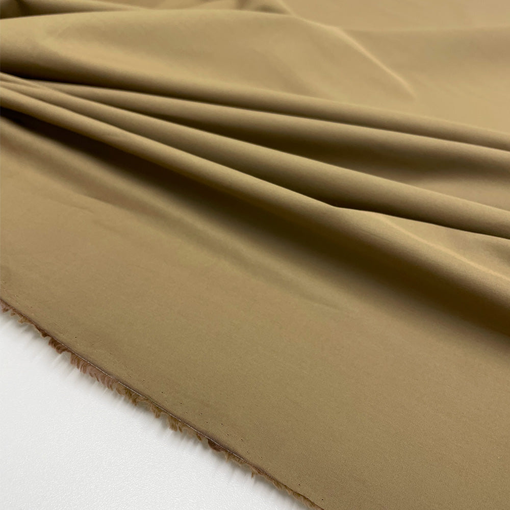 Tissu Popeline, Coton - Café, Mocha