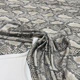 Tissu Satin, Polyester - Animalier, Serpente