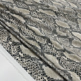 Tissu Satin, Polyester - Animalier, Serpente