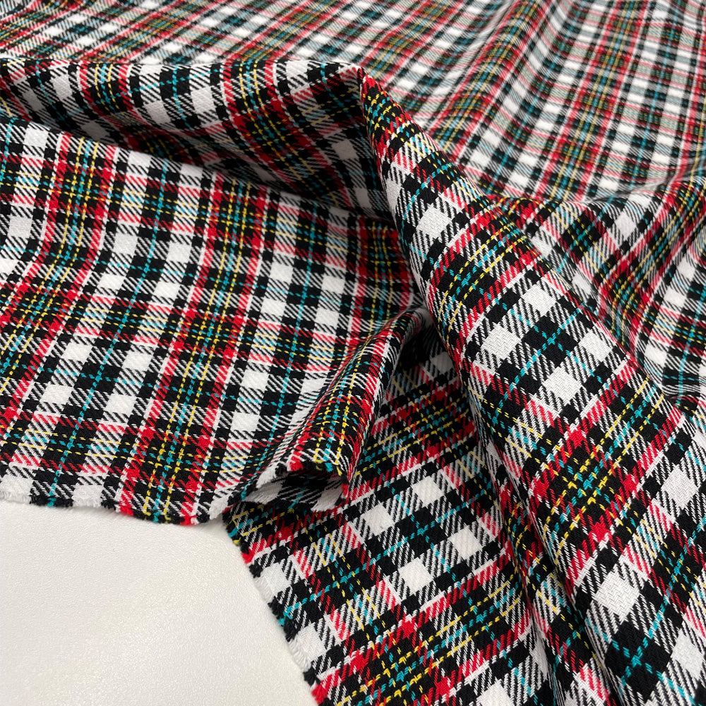 Tissu Laine - Tartan, Colorato