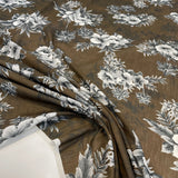 Tissu Voile, Coton et Soie - Floral, Tivion