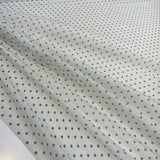 Tissu Voile, Coton et Soie - pois gris, Tivion