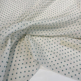 Tissu Voile, Coton et Soie - pois gris, Tivion