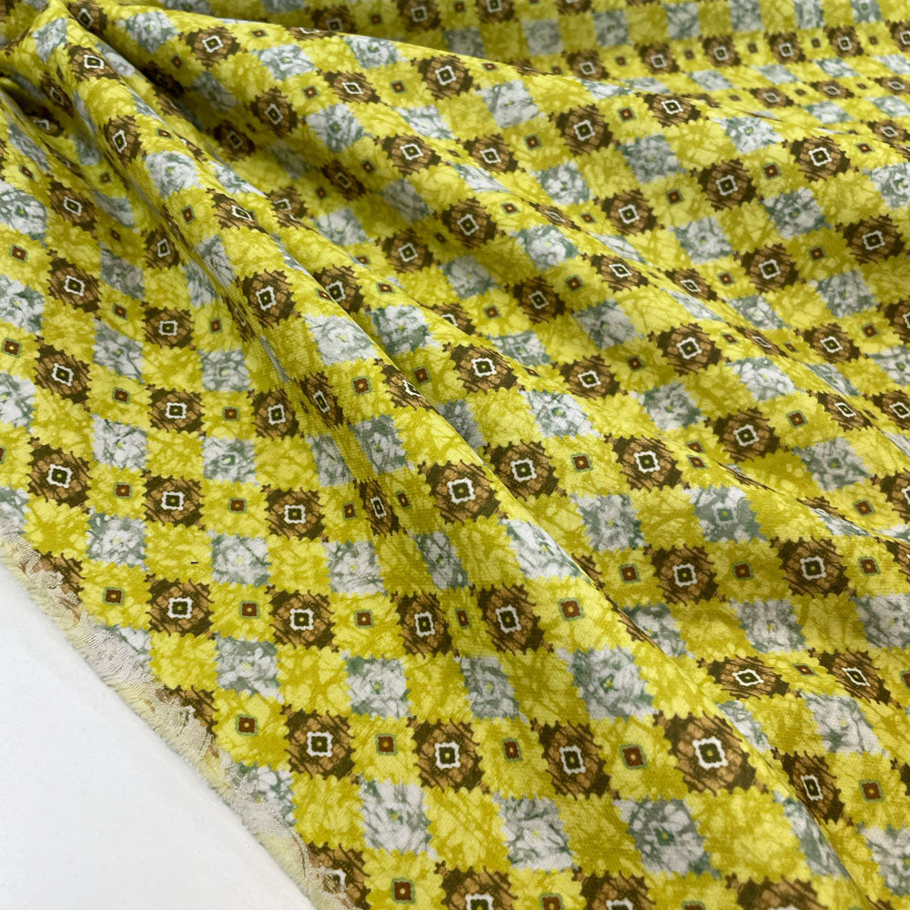 Tissu Jacquard, Coton - Géométrique, Plaza