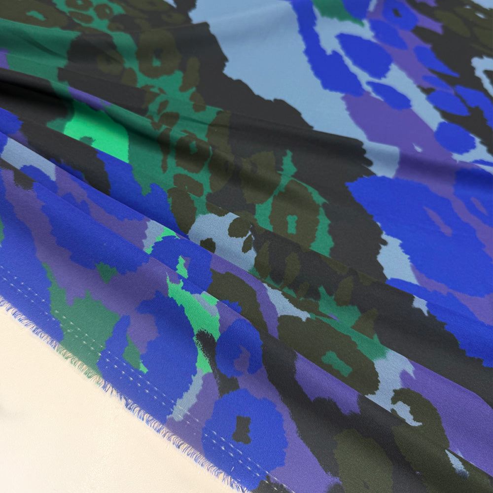 Tissu Satin, Polyester - Animalier, Brama