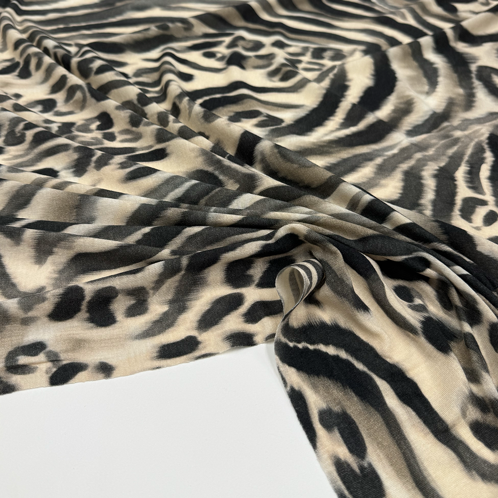 Tissu Maille Jersey, Lyocell Laine Easy Care Labellisé - Sensuale