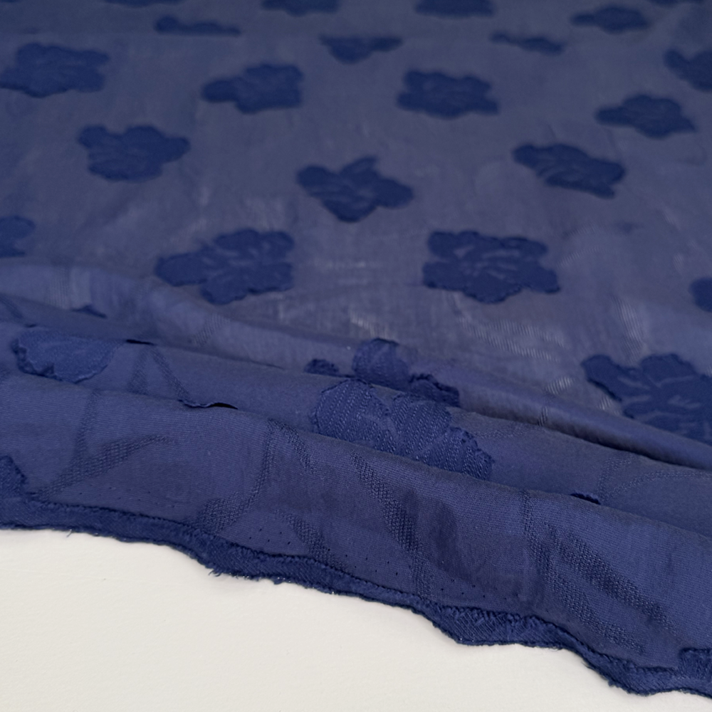 Tissu Brodé, Lancé Découpé Viscose - Floral, Ottilia