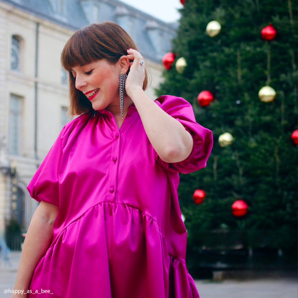 Tissu Satin Duchesse Stretch - Divers coloris, Alfieri