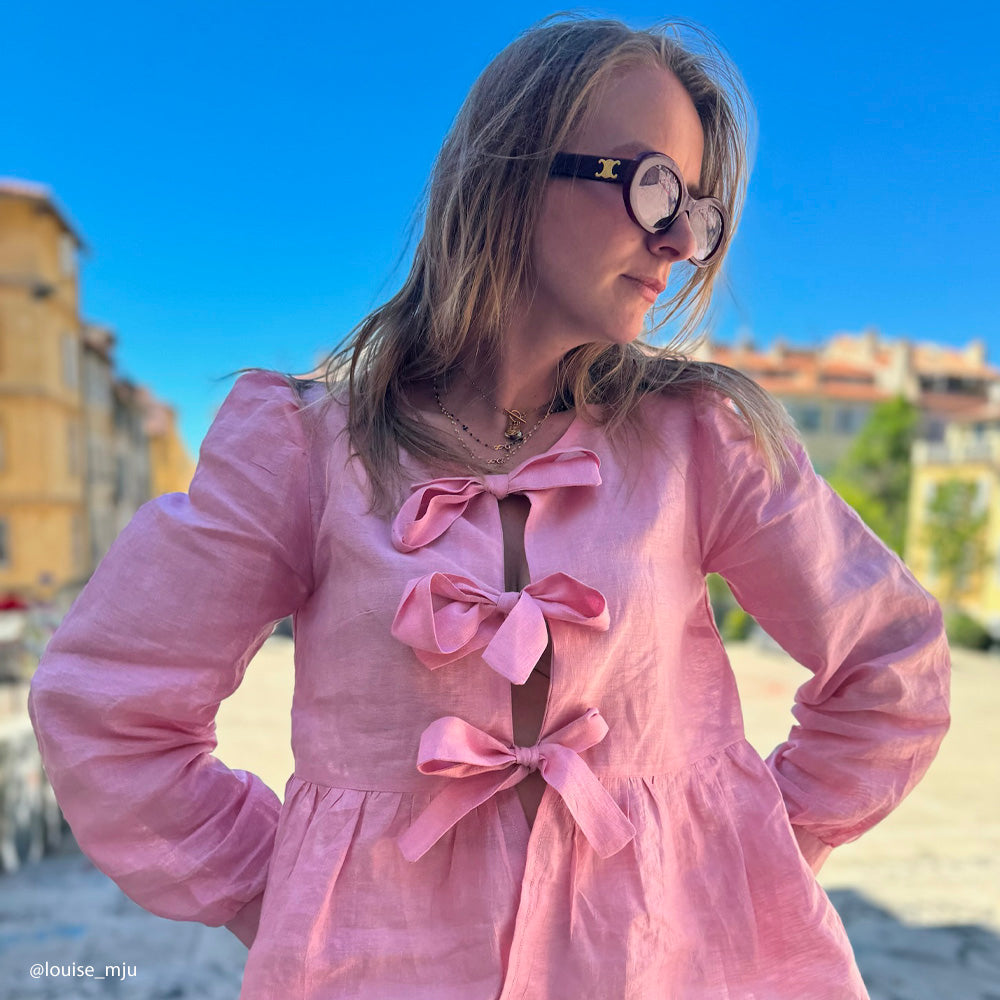 Tissu Organdi, Lin - Divers col, Monolit