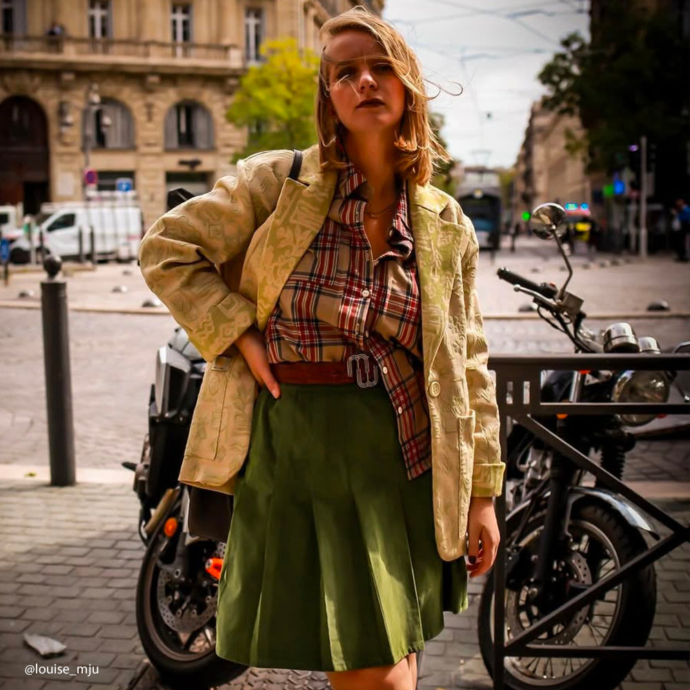 Tissu Velours Milleraies Stretch, Coton - Divers col, Foresta