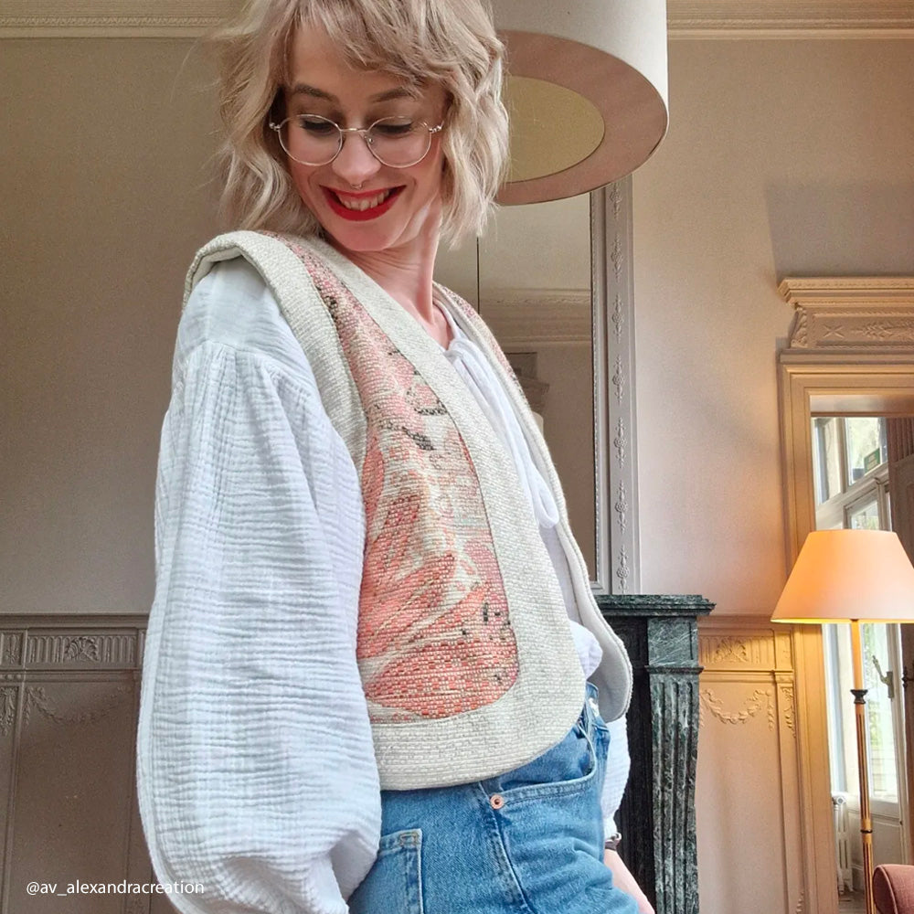 Tissu Velours Gratté, Coton - Alexa