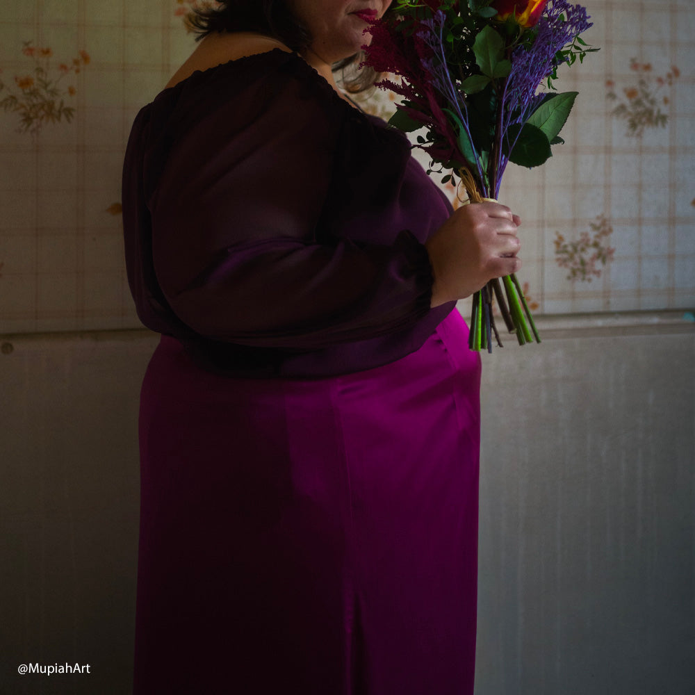 Tissu Satin Lingerie, Stretch - Kink