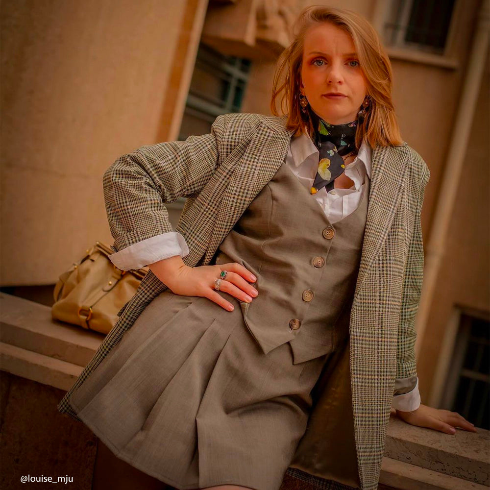 Tissu Tailleur, Laine - 2 coloris, Miss