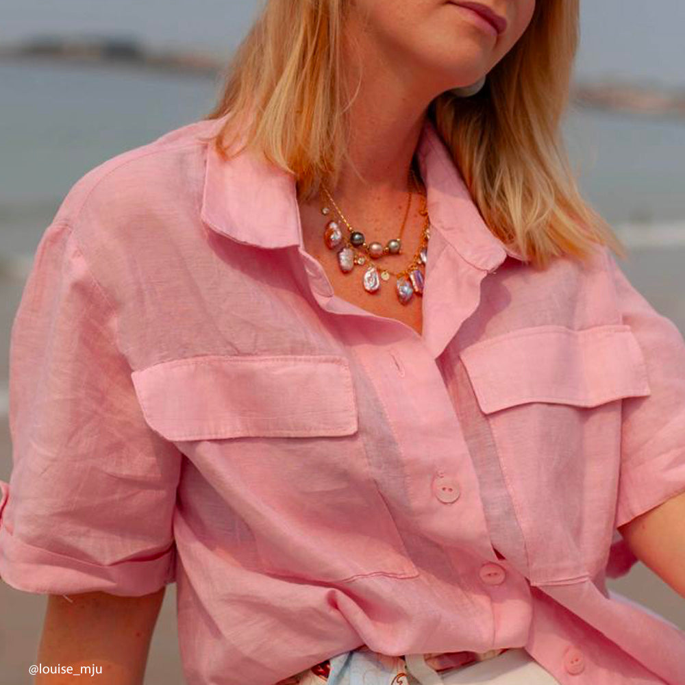 Tissu Organdi, Lin - Divers col, Monolit