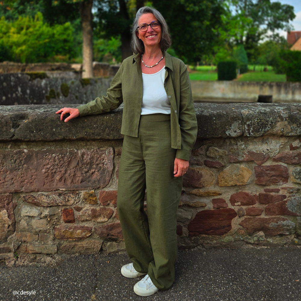 Tissu Ramie - Divers col, Armeno