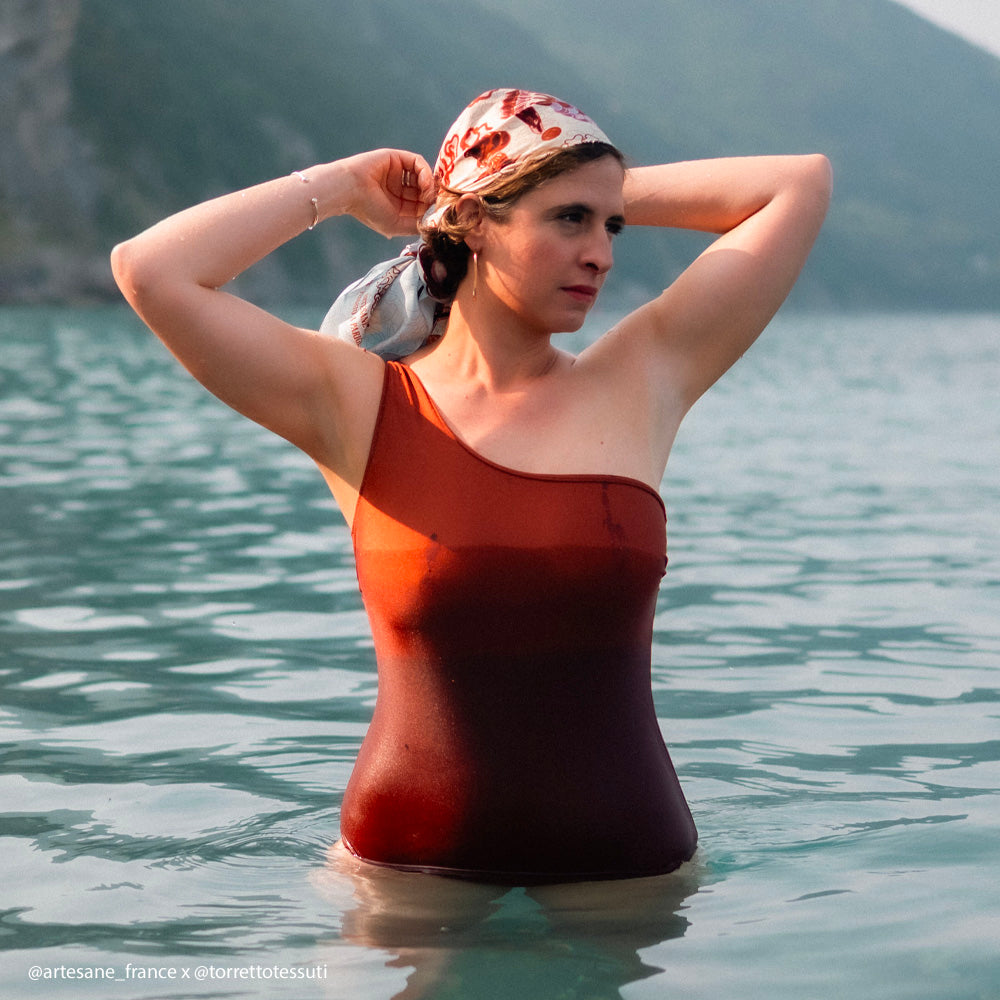 Tissu Jersey, Lycra Maillot OekoTex 100 - Satiné, Almeria