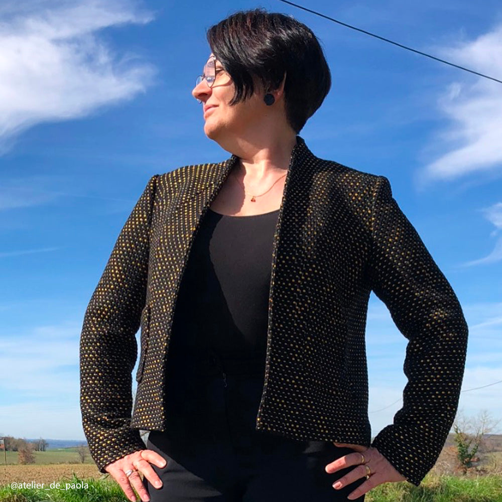 Tissu Tweed, Laine - Api