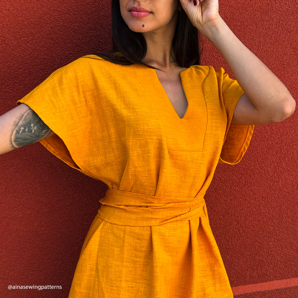 Tissu Ramie - Divers col, Armeno