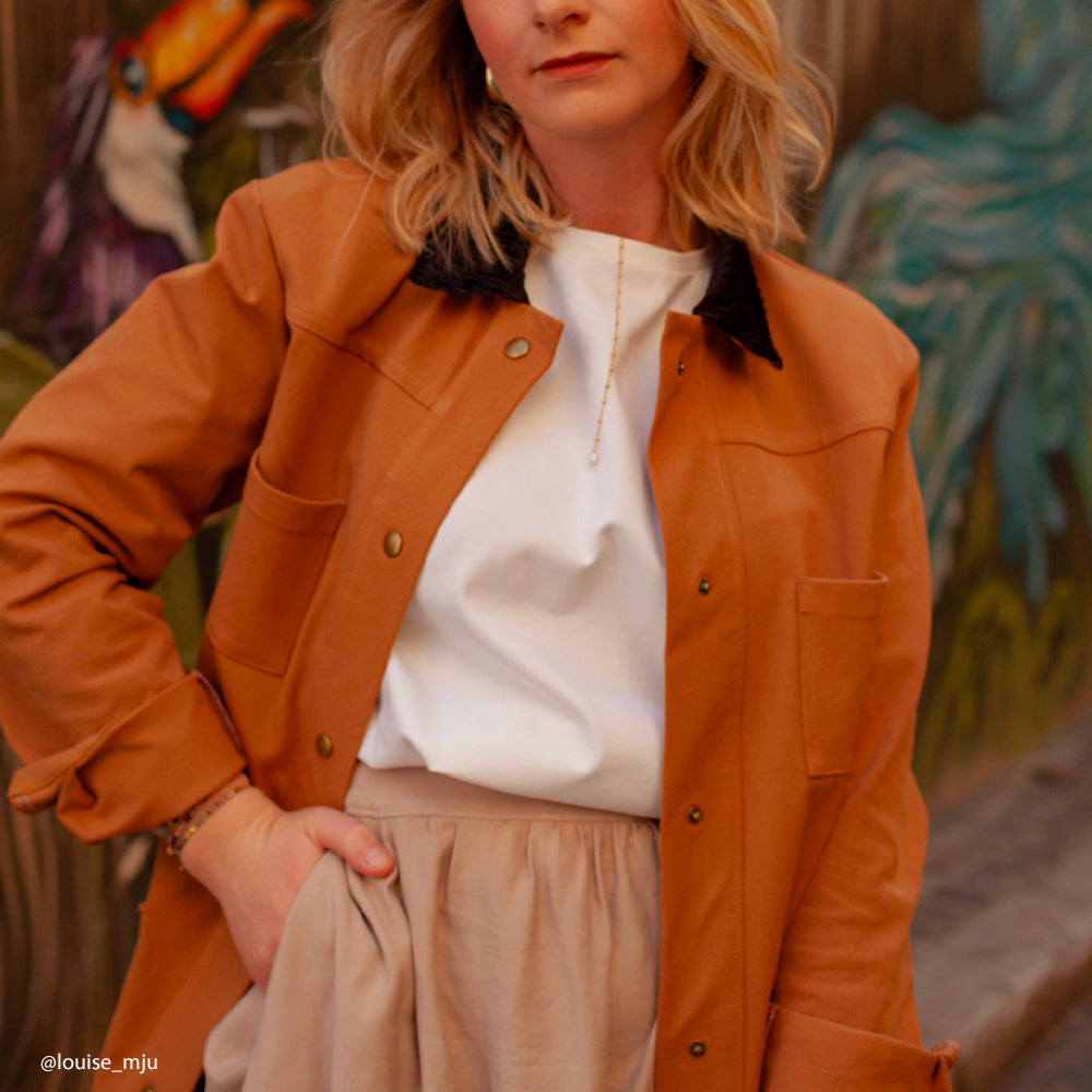 Tissu Gabardine Stretch, Coton - divers col, Ascoto