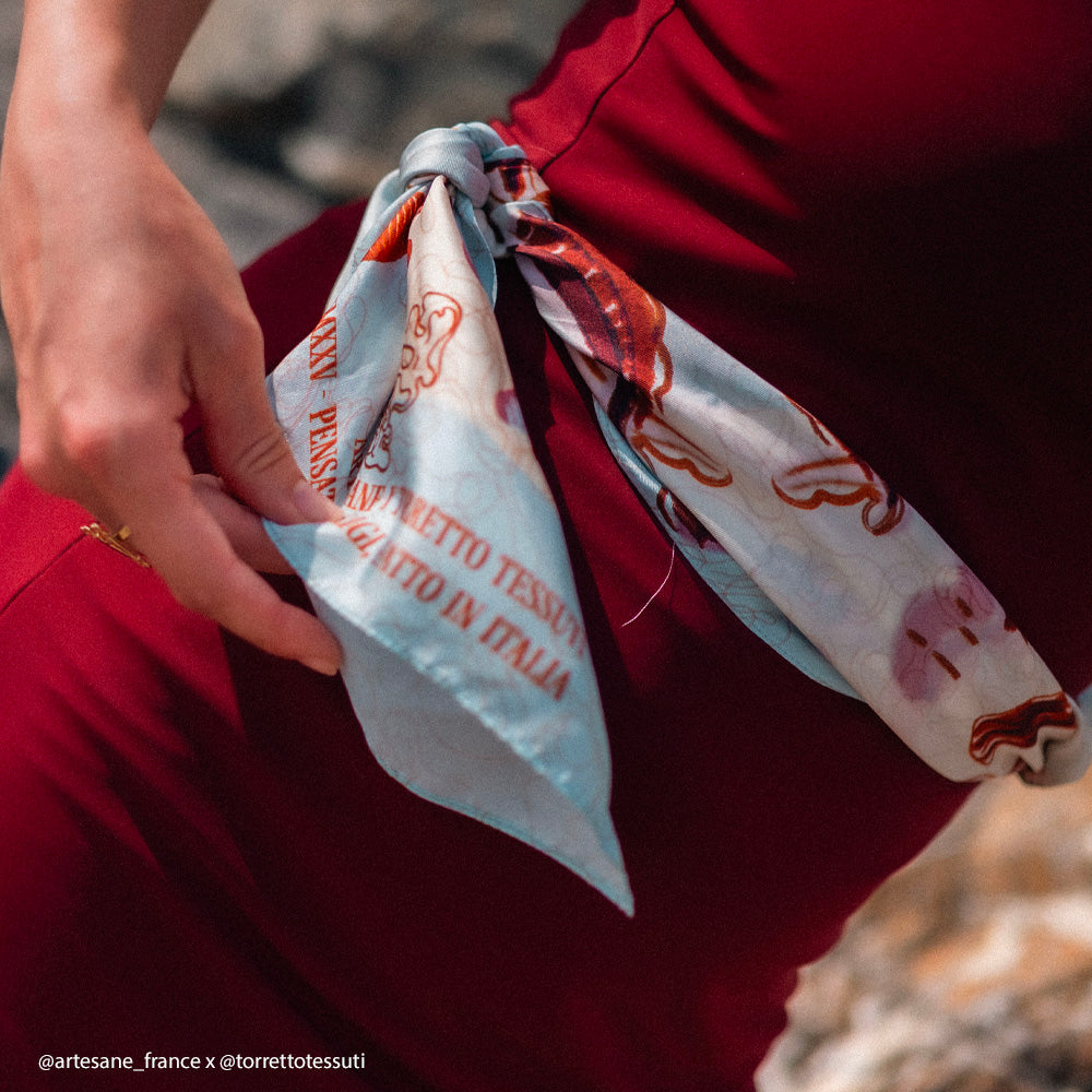 Tissu Crêpe Maille - Divers col, Bello