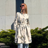 Tissu Brocart, Soie Viscose - Abstrait Vert, Belvento