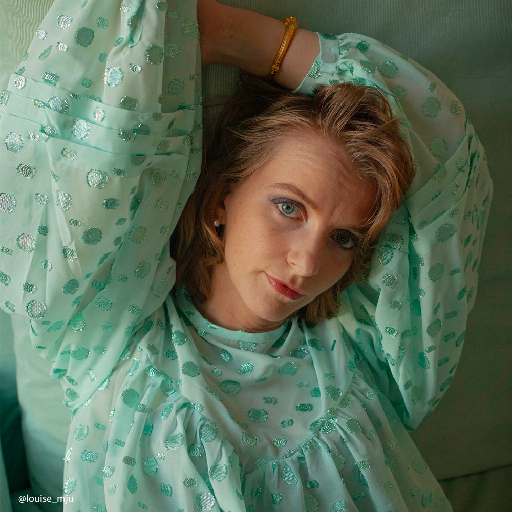 Tissu lancé découpé - Géométrique Pois, Gelida