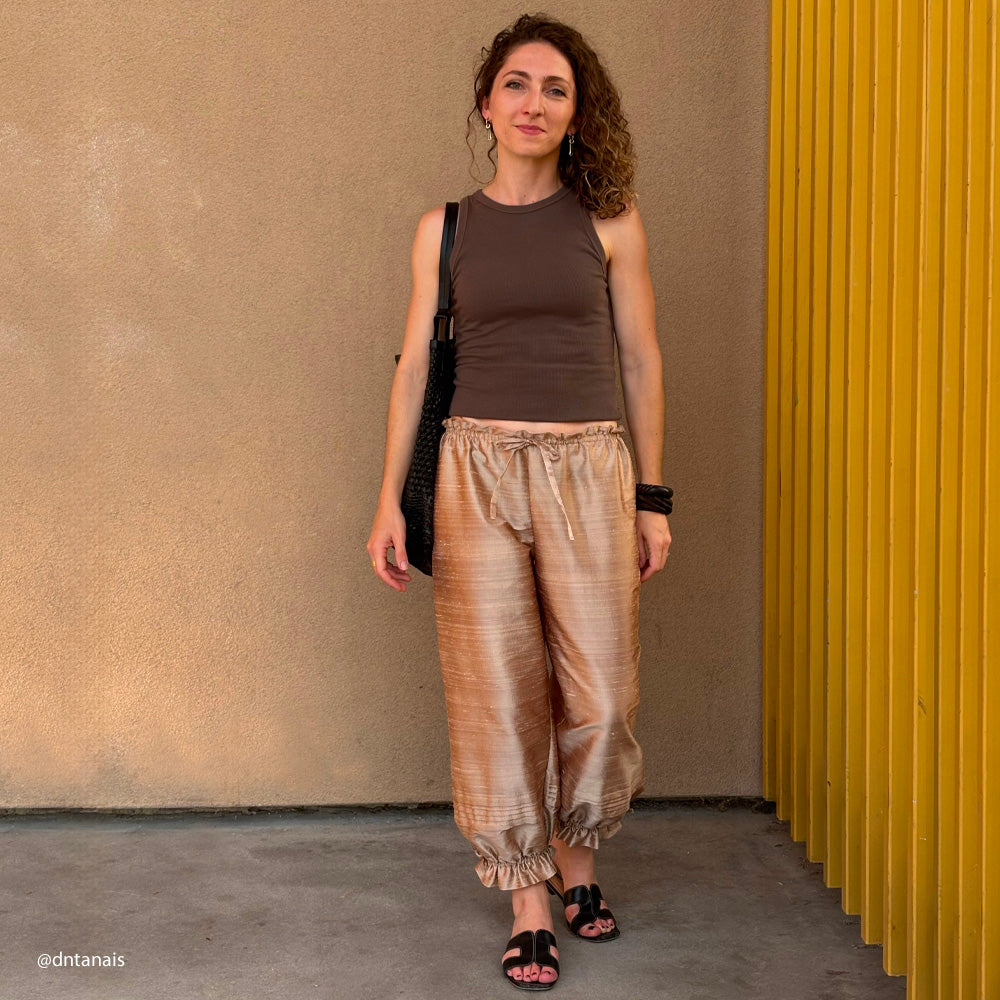 Tissu Shantung, soie - Carmen