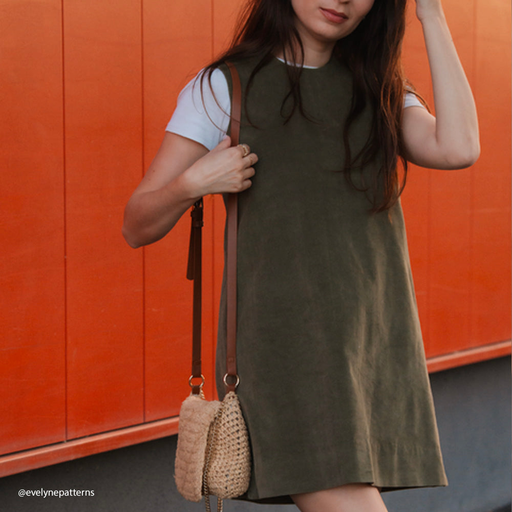 Tissu Velours Milleraies Stretch, Coton - Divers col, Foresta