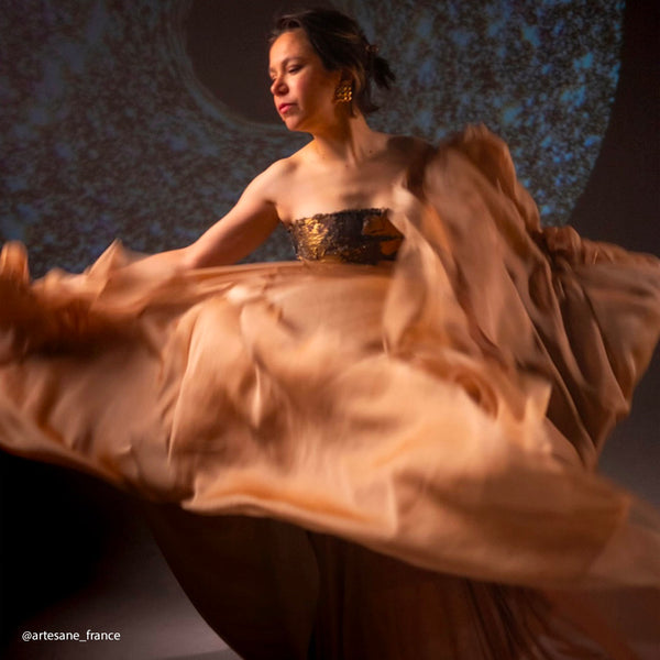 Tissu Mousseline, Polyester - Enduit Divers col, Frazerio