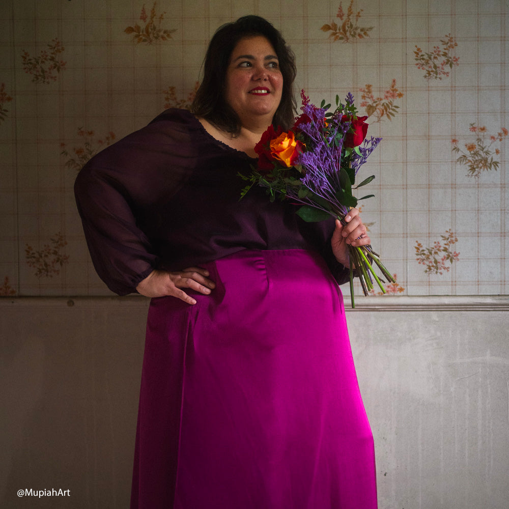 Tissu Satin Lingerie, Stretch - Kink