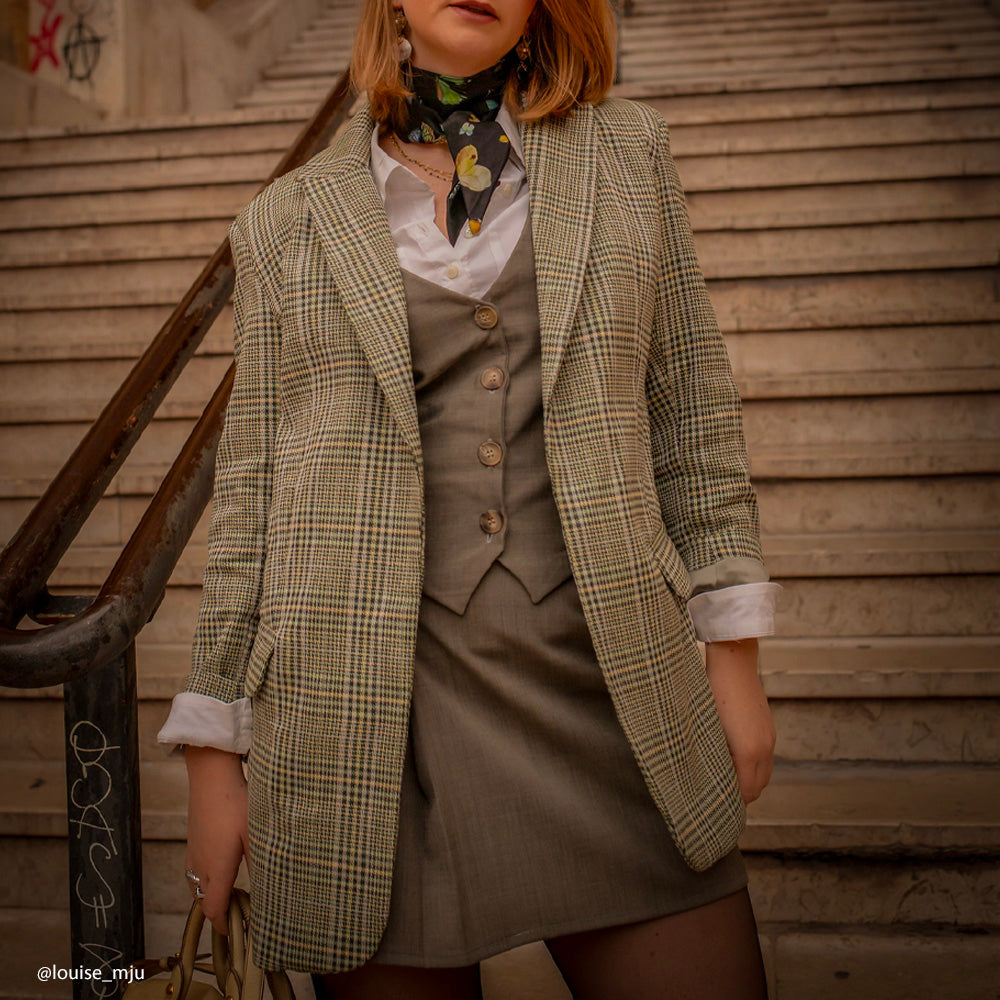 Tissu Tailleur, Laine - 2 coloris, Miss