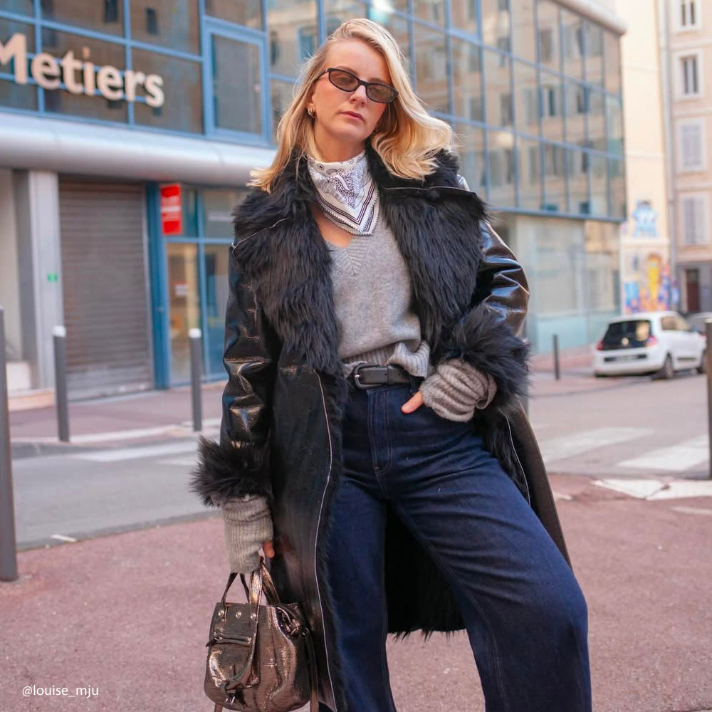 Tissu Peau retournée Fourrure Simili, Modal - Splende