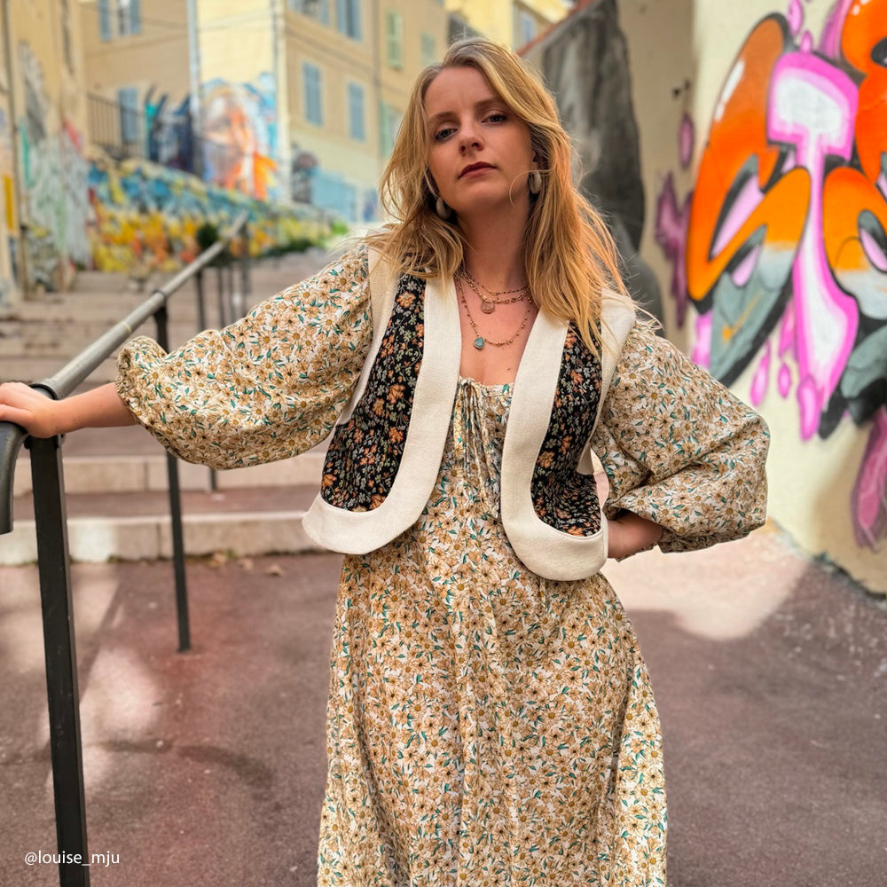 Tissu Velours Gratté, Coton - Alexa