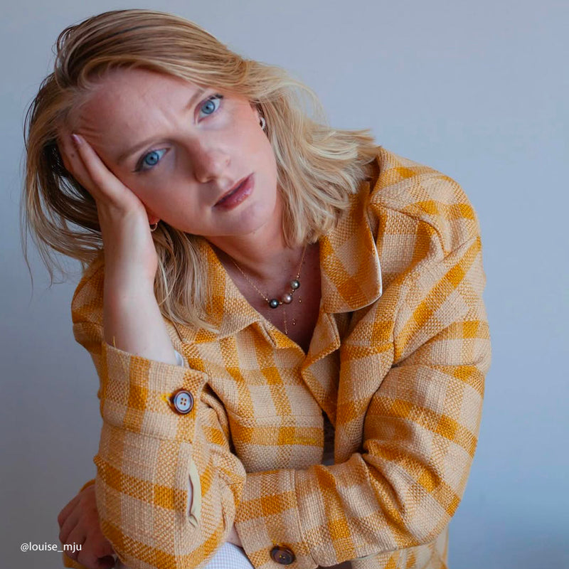 Tissu Tweed, Coton Viscose - Carreaux, Vivetta