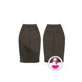 Kit Couture CAP Tailleur, Gabardine Légère - Jupe Grace