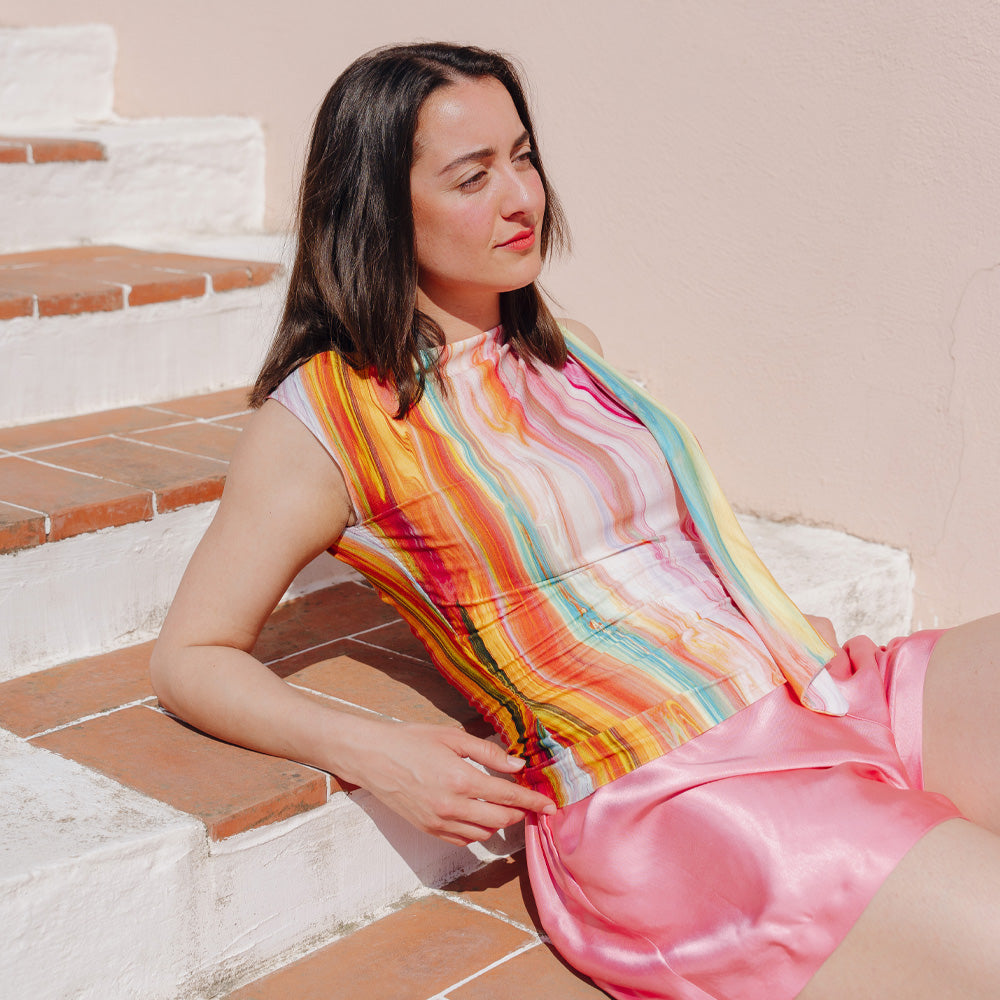 Tissu Maille Jersey, Viscose - Gessi