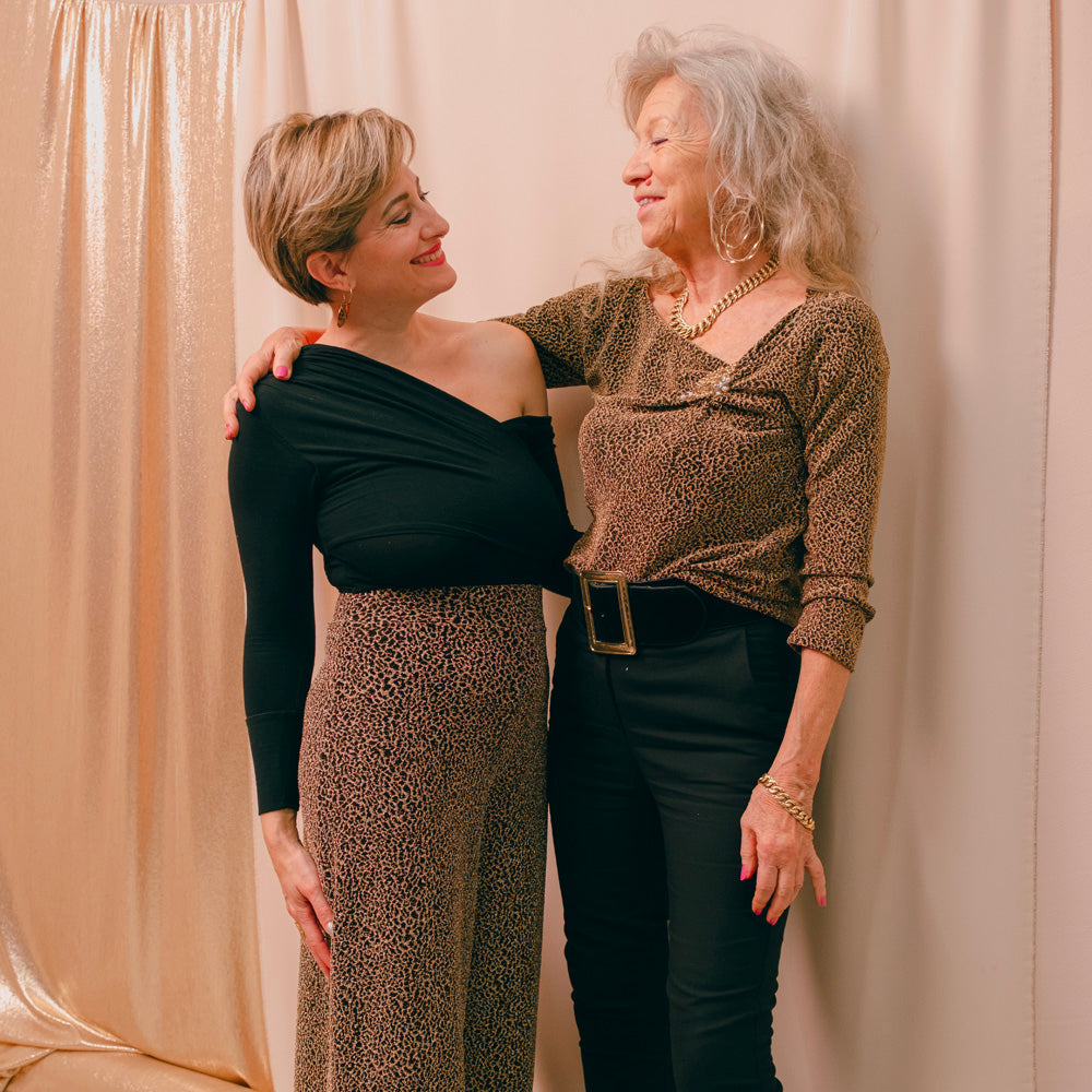 Tissu Maille, Stretch - Animalier Métallisé, Shani